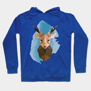 Geometric Reindeer Hoodie